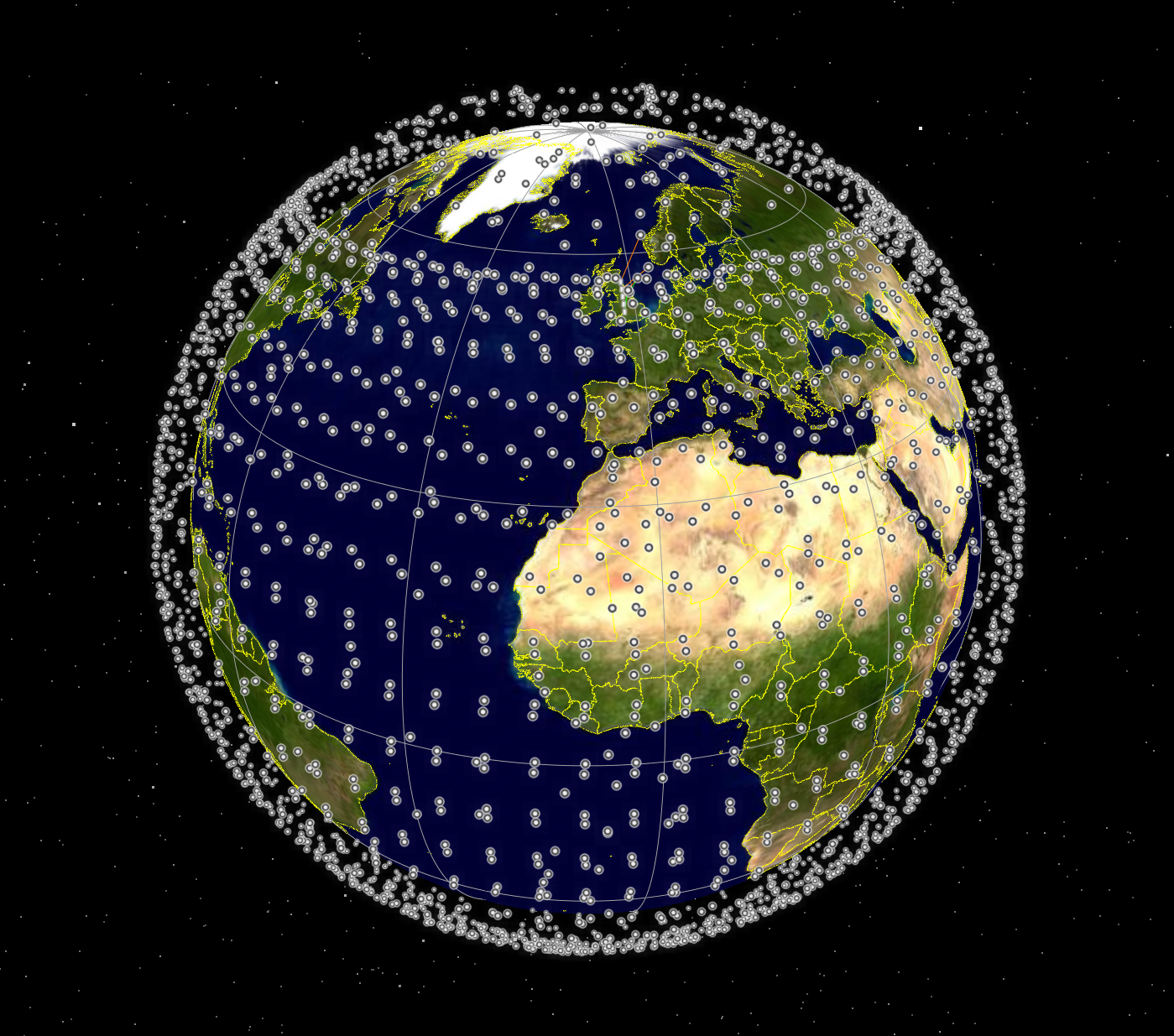 3D View showing SpaceX Filing