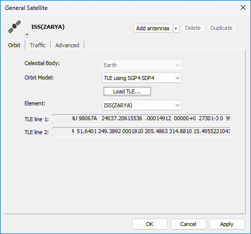 TLE Option Selected